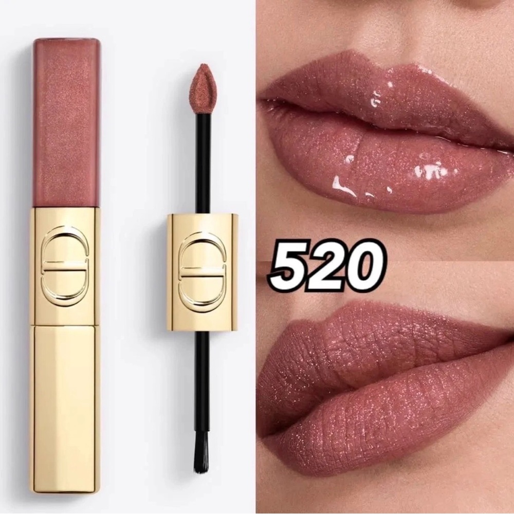 Dior - Rouge Dior Sequin Liquid Duo 2025 Limited Edition 520 Illusionist